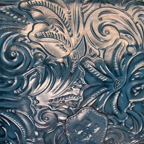 NWT-llina Flap Crossbody Bag in Coral Blue-Patricia Nash - Picture 6 of 16